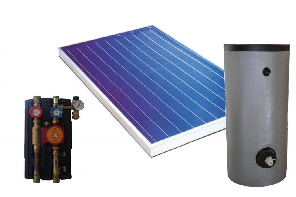 Forced circulation system diagram